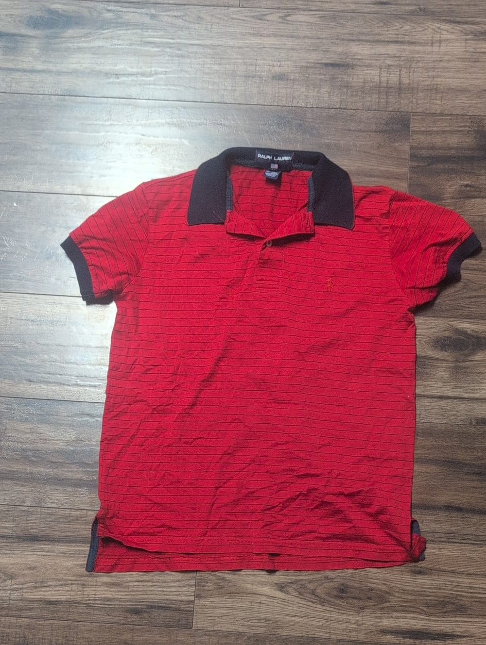 Ralph Lauren Red striped Sport Polo